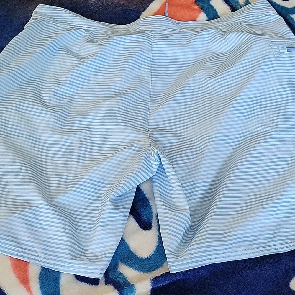 VINEYARD VINES Men's Blue Striped Swim Shorts Sz 42